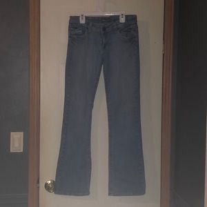 Light colored denim jeans